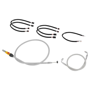 th037105 hcmotorku 12 14 handlebar brake throttle clutch cable kit breakout 2025 chrome cable set