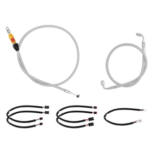 Brake Throttle Clutch Cable 15"-17" Handlebar for Harley Softail Breakout '25-Up丨HCmotorku