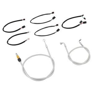 Chrome Extension Kit with Throttle Cable for Harley Softail '18-'24 | HCmotorku