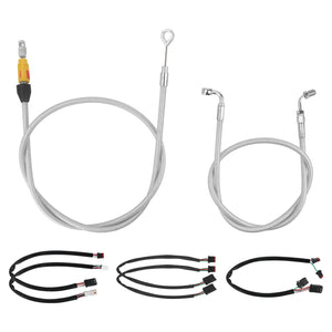Chrome Extension Kit with Throttle Cable for Harley Softail '18-'24 | HCmotorku
