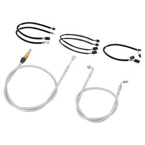 Chrome Extension Kit with Throttle Cable for Harley Softail '18-'24 | HCmotorku