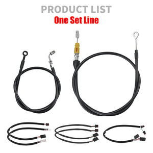 Black Extension Wire Cable Kit for Harley Low Rider ST '20-'24 | HCmotorku