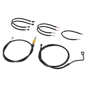 Extended Throttle and Brake Cable Kit for Harley Street Glide 2023.5-Up | HCmotorku