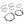 Extended Throttle and Brake Cable Kit for Harley Street Glide 2023.5-Up | HCmotorku