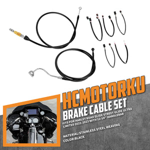 12-14" Handlebar Clutch Cable for Harley Road Glide 2021-2023 | HCmotorku