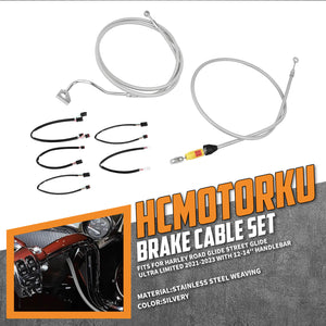 12-14" Handlebar Clutch Cable for Harley Road Glide 2021-2023 | HCmotorku