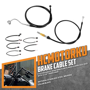 Brake Throttle Cable for 12"-14" Handlebar-Harley Road King '21-'25 | HCmotorku