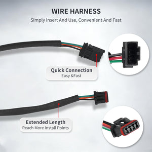 15-17" Handlebar Clutch Cable Extension Kit for Harley Touring '17-'20 | HCmotorku