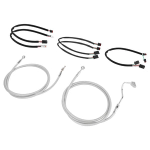 15-17" Handlebar Clutch Cable Extension Kit for Harley Touring '17-'20 | HCmotorku