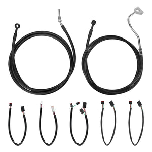 12-14" Handlebar Brake Wire and Throttle Cable for Road King '17-'20 | HCmotorku
