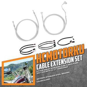15-17" Handlebar Throttle Cable for Harley Road King '17-'20 | HCmotorku
