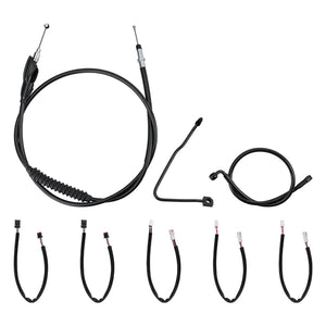 Extended Brake Wire and Throttle Cable Wiring Kit for Harley Nightster '22-Up | HCmotorku