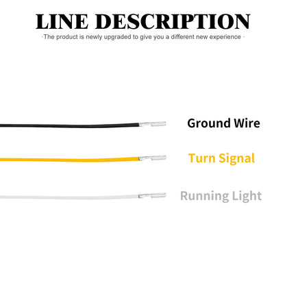E-Mark LED Front Turn Signal Indicators for Harley Road Glide CVO '15-Up | HCmotorku