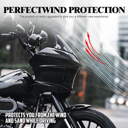 Gloss Black Motorcycle Fairing 8“ Windshield For Harley Low Rider ST EL DIABLO | HCmotorku
