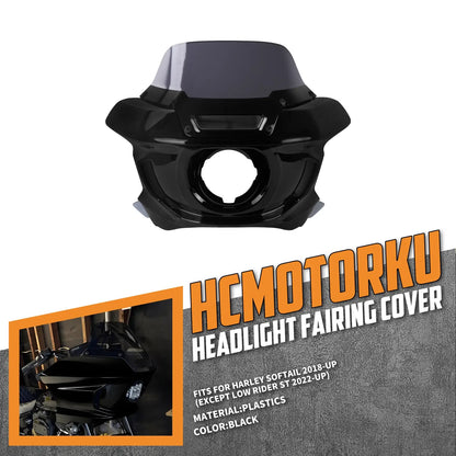 Motorcycle Front Fairing w/ 8" Windshield for Harley Softail '18-'25 | HCmotorku