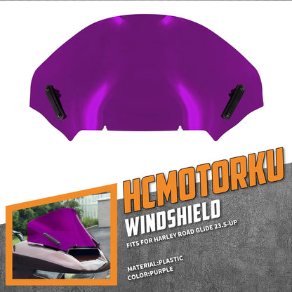 Upper Fairing Windshield Purple For Harley Touring Road Glide 2023.5-2025 | HCmotorku