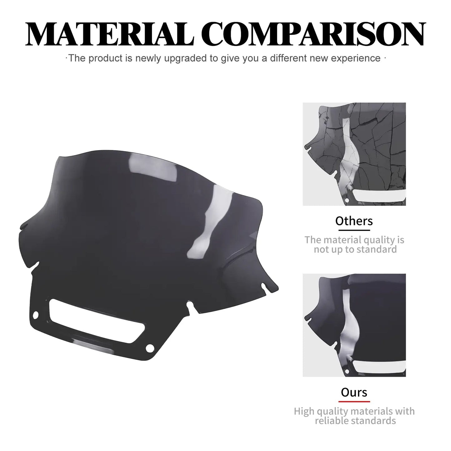 8.5" Performance Windshield Dark Smoke for Harley Low Rider ST 2022-2025 | HCmotorku