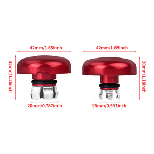 Premium Front Axle Nut Caps for 24'-25' Harley Street Glide & Road Glide | HCmotorku