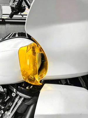 Adjustable Side Wind Deflectors Air Deflectors for Harley Touring Road Glide | HCmotorku