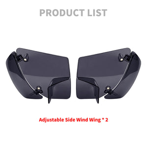 Adjustable Side Wind Deflectors Air Deflectors for Harley Touring Road Glide | HCmotorku