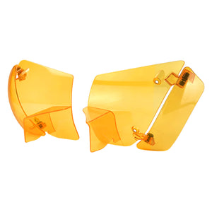 Adjustable Side Wind Deflectors Air Deflectors for Harley Touring Road Glide | HCmotorku