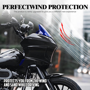 Front Fairing with Color Windshield & Side Deflector for Harley Softail | HCmotorku