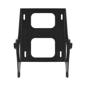 zhlu0031 jg hcmotorku razor tour trunk backrest rack kit harley touring 2021 black mounting rack