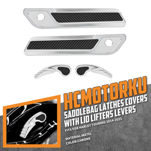 zhlu0049 jg hcmotorku saddlebag latch lid lifter covers electra glide 2018 chrome feature