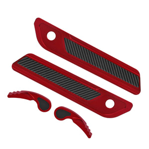 zhlu0050 jg hcmotorku saddlebag latch lid lifter covers street glide 2022 red angle