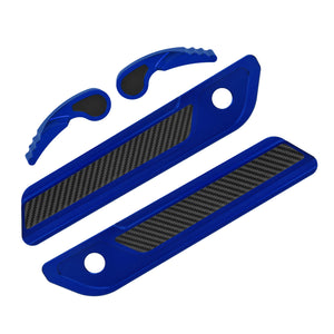 zhlu0052 jg hcmotorku saddlebag latch lid lifter covers road glide 2016 blue front