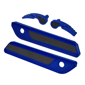 zhlu0052 jg hcmotorku saddlebag latch lid lifter covers street glide 2015 blue angle